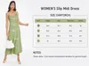 Women's Dress Skirt Spaghetti Strap Cowl Neck Long Slip Satin Silk Midi Dress Casual Slim Belt Skirt Sexy Suspender Skirt