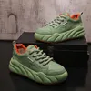 Nieuwe Sneakers Ontwerp Chunky Mode Mannen Casual Outdoor Jogging Ademende Fluorescerende Groene Schoenen 301