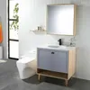 Robinets de lavabo de salle de bain Zinc alliage peinture de boulangerie noire carrée à lavabo à trou de toit simple toilettes et gadget froid