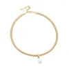 Collane a sospensione di alta qualità Woman Charm Round Pearl Necklace 2023 Minimalist Minimalist Design Style