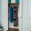 Storage Boxes Bins Shoe Hanging Closet Organizer 10 Shelf Gray 230812