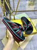 2023 Designer Style Sandals Comfortable Outdoor Beach Womens Herringbone Slippers Flat Heel Tied Lace up Hemp Woven Sandals 35/44/45 With Box