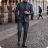 Herrdräkter senaste kappa byxa design svarta män man blazers jacka vintage brudgum tuxedo skräddarsydd byxor förvaring homme 2piece