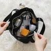 Torby kosmetyczne 1PC Kobiety mężczyźni Czarna siatka toaletowa toaleta duża pojemność Travel Travel Tote Makeup Organizer Torka na zewnątrz