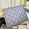 10A TOP quality designer Clutch bag 27cm genuine leather handbag lady purse With box G136