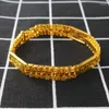 Braccialetti di fascino braccialetto di colore oro 24k per uomini che femminile gioiello classico regalo in stile retrò