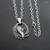 Kedjor Vikings Odins Raven Pendant Necklace Scandinavian Crow Amulet Talishman Jewelry