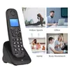 Telefoner Beamio Wireless Phone med Multi Language Call ID Handfree Backlight Phone för Home Office Desktop Black 230812