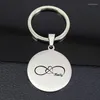Keechchains Family Keychain EST in acciaio inossidabile Gioielli per uomini e donne YP7376
