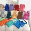 Axelväskor kvinnlig ull stickad veck på orgelväska designer chic sömmar kontrast koreansk mode axel shoppare handväska för kvinnastylishdesignerbags
