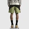 Rhode maakte niche trendy Hawaiiaanse sporten casual heren shorts met patchwork adolescent en dames hiphop broek