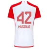 23 24 Bayern Kane Soccer Jerseys Sane Kimmich Munich Muller Davies Coman Home Football Room Goretzka Gnabry Mane № 17