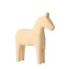 Декоративные предметы статуэтки Morandi деревянная лошадь скульптура свадебная украшение домашние ремесла детские игрушки для 230812