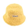 Chapéu de balde de pelúcia de inverno Mulheres Cordeiro de lã Faux Fur Caps de pescadores espessados ​​mais quentes Cap boné ao ar livre