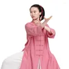 Ethnische Kleidung Tai Ji Anzug Frauen Shadowboxing Praxis chinesischer Stil Kampfkunst Performance Wettbewerb