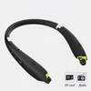 Mobiltelefon Ohrhörer Wireless Sport Bluetooth Headset Ohrhänger Hanging Hals Hanging Laufen MP3 Player Faltbares Teleskop -Kopfhörer TF -Karte 230812