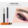 Lid Shadowliner Kombination 12 Farben Matt Eyeliner Flüssiger wasserdicht leicht zu tragen Make -up Liner Blau rot grün braun Farbe 230812