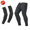 Elleboog knie kussens mannen vrouwen uv bescherming mtb fietsen fiets fietstarmwarmers en sport lopende zon mouwen leggings281t