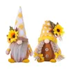 Objets décoratifs Figurines Spring Sunflower Gnomes Decorations de Pâques à la main Fabluence sans visage sans visage Rudolph Farmhouse Decorhouse Home Decor 230812