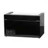 Titta på lådor US/EU/AU/UK Plug Auto Wore Winder Storage Box Case Transparent Cover Armswatch Single/Double Head Motor