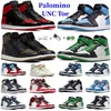 1s UNC Zehen Herren Basketballschuhe gewaschen Pink Lost Found Gorge Lucky Green Seestarfish Patent Dark Mocha Royal Palomino University Frauen Trainer Sport Sneaker