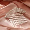 Hair Clips 2023 Z Fashionable Simple Bridal Crown Headdress Light Female Bride Wedding Accessories 012