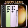 Casos de telefone celular S23 Ultra Smartphone 73 polegadas Tela cheia 4G 5G 16TB1TB 7800mAh Celulares Versão Global 108MP HD 230812