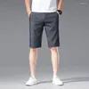 Shorts masculins classiques Business d'été Denim droit de soie lâche et pantalon frais frais de haute qualité grande taille 40 42