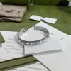 Retro Luxury Woman Bangle Ggity Designer ouverture Bracelet en or Bijoux Femmes Top Quality Lettre G Cuff de logo avec boîte 2378