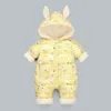 ROMPERS Winter warmes Kind insgesamt Kinder Kleinkindmädchen verdicken Kleidung mit Kapuze Kleidung Baby Kostüm Jungen Jumpsuit Kinder Strampler -30 230812