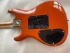 Custom JS2140 Joe Muscle Car Orange Electric Guitar Floyd Rose Tremolo Bridge HS Pickups Abalone Dot Inlay Chrome Hardware Sandwich Neck