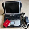 mb star c4 connect coding diagnostic scanner tool doip SSD 480gb with Toughbook CF-19 laptop i5 4g ready to use scanner for cars trucks 12v 24v