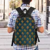 Mochilas Backpack Fleur de Lys Mochilas para homens homens à prova d'água Escola College Lily Flower Fleur-de-Lis Bag Print Bookbag