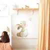 Storage Bags Cartoon Butterfly Wall Sticker Kids Room Background Home Decoration Mural Living Bedroom Wallpaper Stickers