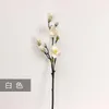 Symulacja kwiatów dekoracyjna Magnolia Flower Decor Decoration Układ salonu Wysoka gałąźna podłoga sztuczna jakość fałszywy fałszywy