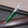 Ballpoint Pens 50 Pcs 0.7mm Steel Pen Syringe Ballpoint Pen Magic Gel Pen Blue Ink Student Learning Stationery Creative Gift Writing Toy 230812