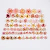 Decorative Flowers 70Pcs Artificial Silk Bulk Roses Combo Set DIY Crafts Making Ornament Hairclip Crown DecorFake Flower Accessories