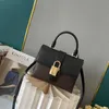 Designerbeutel Blume braun drei in einer Umhängetasche sieben Farbschultergurt Clutch Combo geprägt Mode Luxus Multi Pochette Damen Messenger Beutel Brieftasche