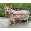Dog Apparel Pet Accessories YorkDog Clothes Rain Coat Dog Waterproof Dog Coat Jacket with Safety Reflective Strip Poncho Waterproof Raincoat 230812
