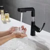 Banyo Altın Havza Musluk Lavabo Mikser Musluk Sıcak soğuk su gurme mutfak musluklar Püskürtme Püskürtücü 360 Derece Tabanca Siyah Taps