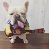 Hundkläder roliga husdjur hundkläder kostym fancy klä upp fest gitarr hund present husdjur xmas dekoration gitarrist klädsel utför kläder 230812