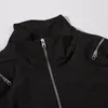 Herenjacks 2023 Streetwear Jacket Windscheper Zipper Men Harajuku Track jas unisex baggy zwart beige y2k kleding los 230812