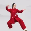 Vêtements ethniques 2023 Arts martiaux Ensemble Wushu Uniforme Kungfu Costume Costume de guerrier chinois Swordsman Tai Chi Ta1881