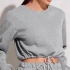 Kobiet bluzy damskie Uprowadź top z kapturem swobodny krótki rękaw krótka bluza polar sznurka dla nastolatków pullover tops Moletom