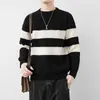 Men's Sweaters Winter Warm Sweater Men Trend Stitching Turtleneck Mens Pullover Thick Slim Fit Tops Knitted Jumper 2023