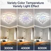 Kroonluchters eenvoudige led lotus kristal kroonluchter Noordse moderne woonkamer slaapkamer plafondlamp huis indoor decoratie verlichting armaturen