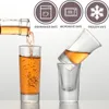 Weingläser schwerer Basis -Glas -Wodka -Mini -Tassen für Likör -Doppelseite Cordial Tequila klein 230812