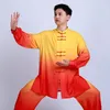 Roupas étnicas Tai ji Suit de feminino elegante gradiente de desempenho de ponta Chi Exercício masculino Wushu