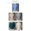 メンズセーター2023年秋の格子縞のプルオーバーメンズオネックミッドライフジャックドカジュアルショッピング服を織る