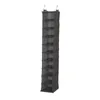 Storage Boxes Bins Shoe Hanging Closet Organizer 10 Shelf Gray 230812